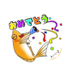 メダかわいい日常スタンプ（楊貴妃メダカ）（個別スタンプ：18）