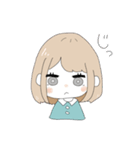 みずいろの女の子☺︎（個別スタンプ：2）