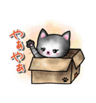 日常＆敬語 黒猫スタンプ（個別スタンプ：7）