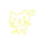 ゆるい。ねこねこにゃんこ。（個別スタンプ：3）