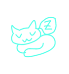 ゆるい。ねこねこにゃんこ。（個別スタンプ：4）