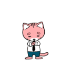 動く猫 Bucha（個別スタンプ：9）