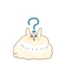 もふもふうさぎ 日常スタンプ（個別スタンプ：15）