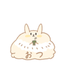 もふもふうさぎ 日常スタンプ（個別スタンプ：19）