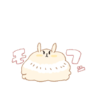 もふもふうさぎ 日常スタンプ（個別スタンプ：20）