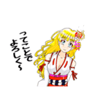 頑張る巫女お姉さん  22（個別スタンプ：5）
