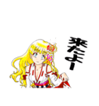 頑張る巫女お姉さん  22（個別スタンプ：9）