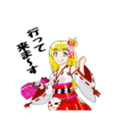 頑張る巫女お姉さん  22（個別スタンプ：22）