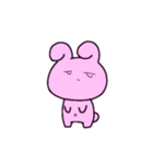 顔で訴えるうさぎ（個別スタンプ：4）