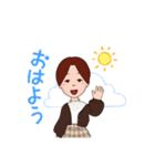 元気な女のこ（個別スタンプ：5）