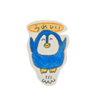 毎日青ぺんぎん（個別スタンプ：28）