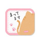 カスタム☆大人可愛い♡猫の日常会話（個別スタンプ：16）