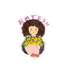 デイリーに使えるガールズスタンプ（個別スタンプ：6）