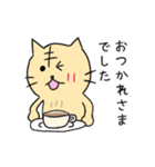 ねこよしねこ吉の敬語あいさつ（個別スタンプ：5）