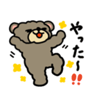 DIRTY BEAR  ともだちフォームの日本語（個別スタンプ：7）