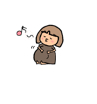 妊娠後期のもんさん可愛い日常スタンプ♪（個別スタンプ：1）