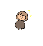 妊娠後期のもんさん可愛い日常スタンプ♪（個別スタンプ：7）