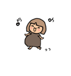 妊娠後期のもんさん可愛い日常スタンプ♪（個別スタンプ：16）