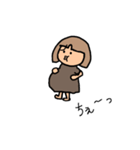 妊娠後期のもんさん可愛い日常スタンプ♪（個別スタンプ：20）