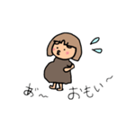 妊娠後期のもんさん可愛い日常スタンプ♪（個別スタンプ：29）