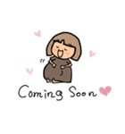 妊娠後期のもんさん可愛い日常スタンプ♪（個別スタンプ：32）