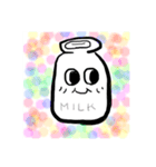 milkびんとお友達（個別スタンプ：1）