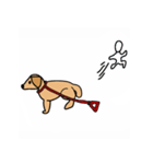 ダップー犬ハピ（個別スタンプ：16）