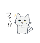 表現豊かなねことうさぎ（個別スタンプ：3）