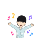 ゆる着☆男の子スタンプ、パジャマアバター（個別スタンプ：13）