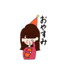 ぴんくちゃんだよ（個別スタンプ：3）