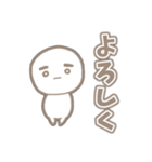 無表情なしらたまくん（個別スタンプ：16）