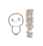 無表情なしらたまくん（個別スタンプ：19）