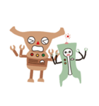 Pottery＆Jadeはロボットの友達（個別スタンプ：9）
