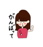 ぴんくちゃんだ（個別スタンプ：16）