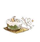 美味しいケーキ×ウサギ＆オカメインコ（個別スタンプ：27）