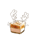 美味しいケーキ×ウサギ＆オカメインコ（個別スタンプ：40）