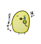 画用紙のひよこ1（個別スタンプ：17）