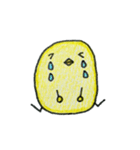 画用紙のひよこ1（個別スタンプ：18）