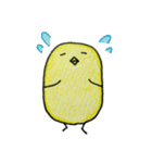 画用紙のひよこ1（個別スタンプ：20）