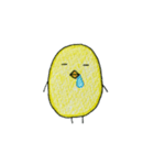 画用紙のひよこ1（個別スタンプ：29）