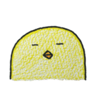 画用紙のひよこ1（個別スタンプ：35）
