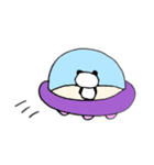パンダのいろいろつめこみスタンプ（個別スタンプ：4）