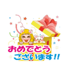 初夏限定|梅雨|さわやか|白キツネ|（個別スタンプ：33）