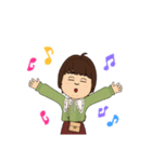 ぽちゃりな女の子（個別スタンプ：13）