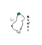White radish rabbit Japanese（個別スタンプ：2）