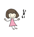 らくがき女の子2（個別スタンプ：15）