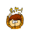 ちょっぴり背伸びをしたカラフルガール（個別スタンプ：8）