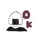おにぎりさんのお返事（個別スタンプ：1）