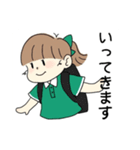 テニスガール＆ボーイ(みどりちゃん編)（個別スタンプ：6）