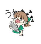 テニスガール＆ボーイ(みどりちゃん編)（個別スタンプ：8）